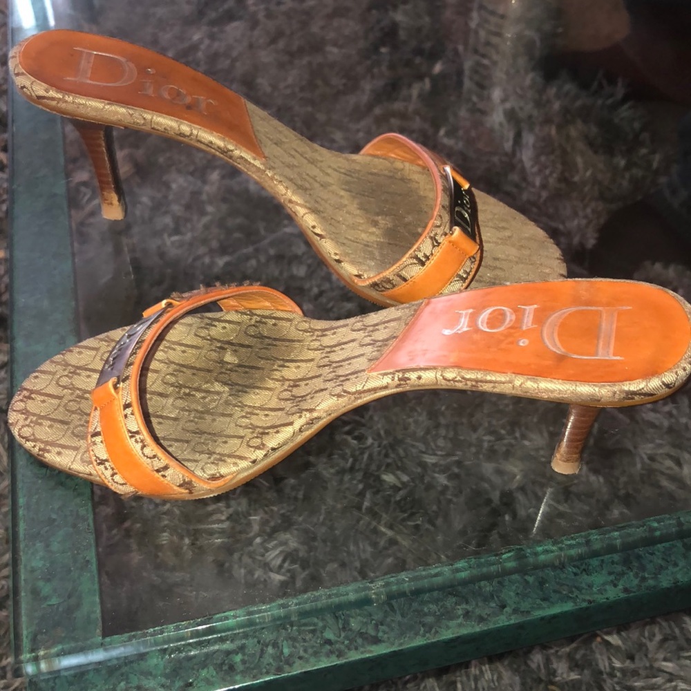 sale! Vintage DIOR logo heels - Picture 2 of 5